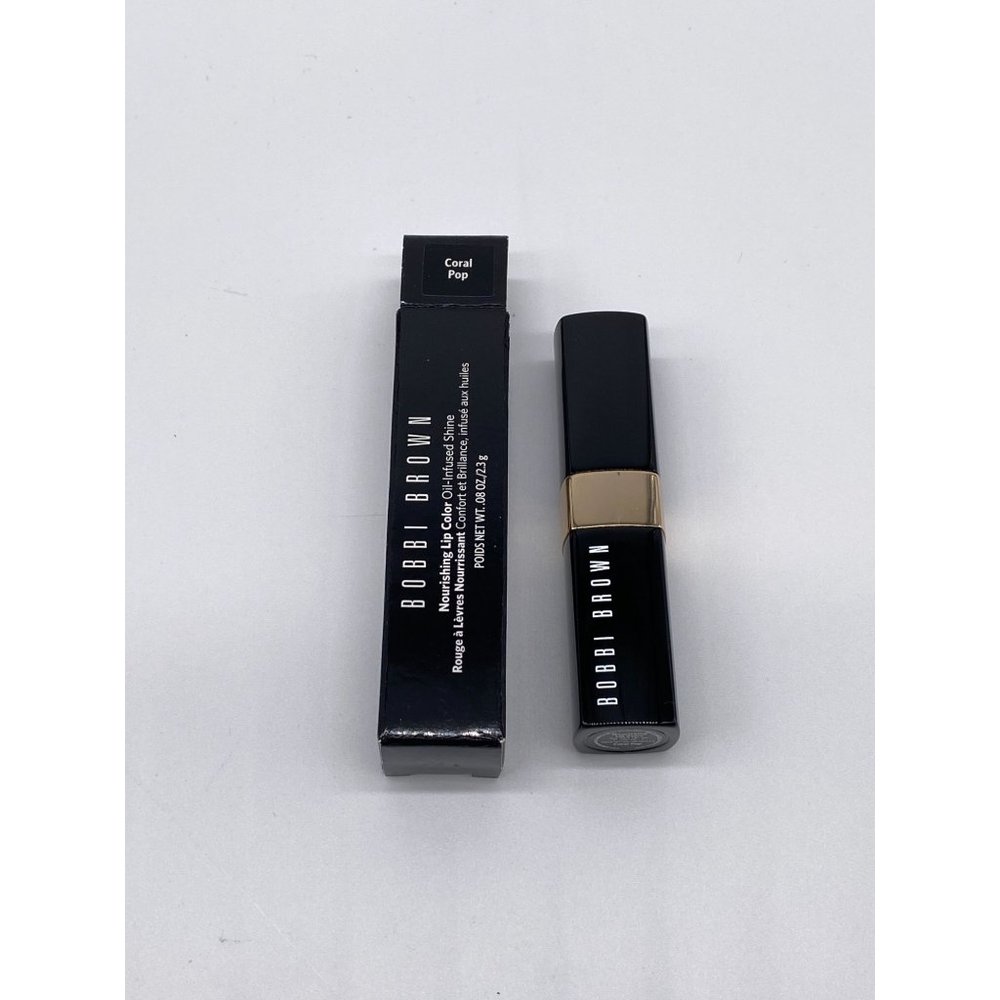 Bobbi Brown Nourishing Lip Color for Women, Coral Pop - Picture 2 of 6